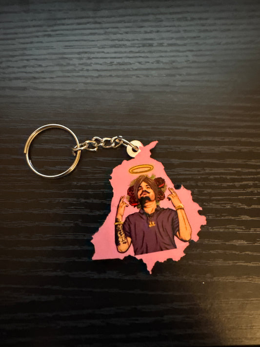Sidhu pink keychain